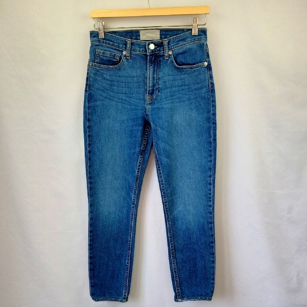 Everlane High Rise Skinny Ankle  Jeans Light Wash Size 27